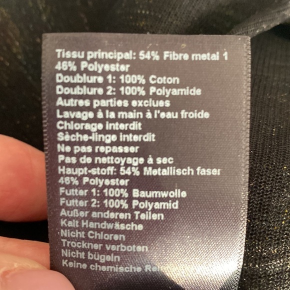 BA&SH Hendrix Metallic Plisse’ Floral Maxi Dress Size 6 - Picture 16 of 16